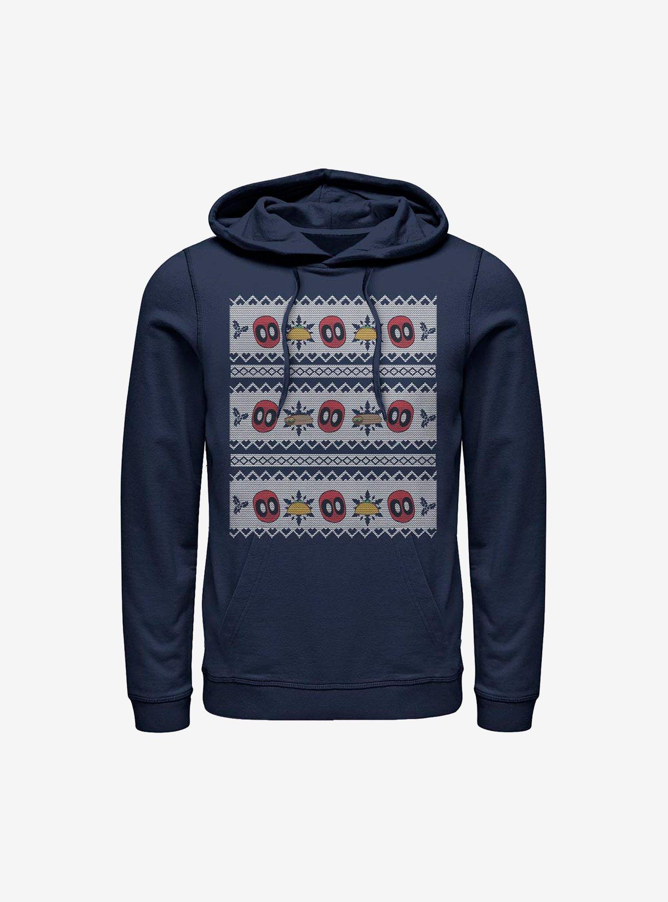 Marvel Deadpool Christmas Sweater Hoodie, , hi-res