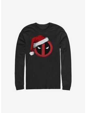 Marvel Deadpool Santa Hat Christmas Long-Sleeve T-Shirt, , hi-res