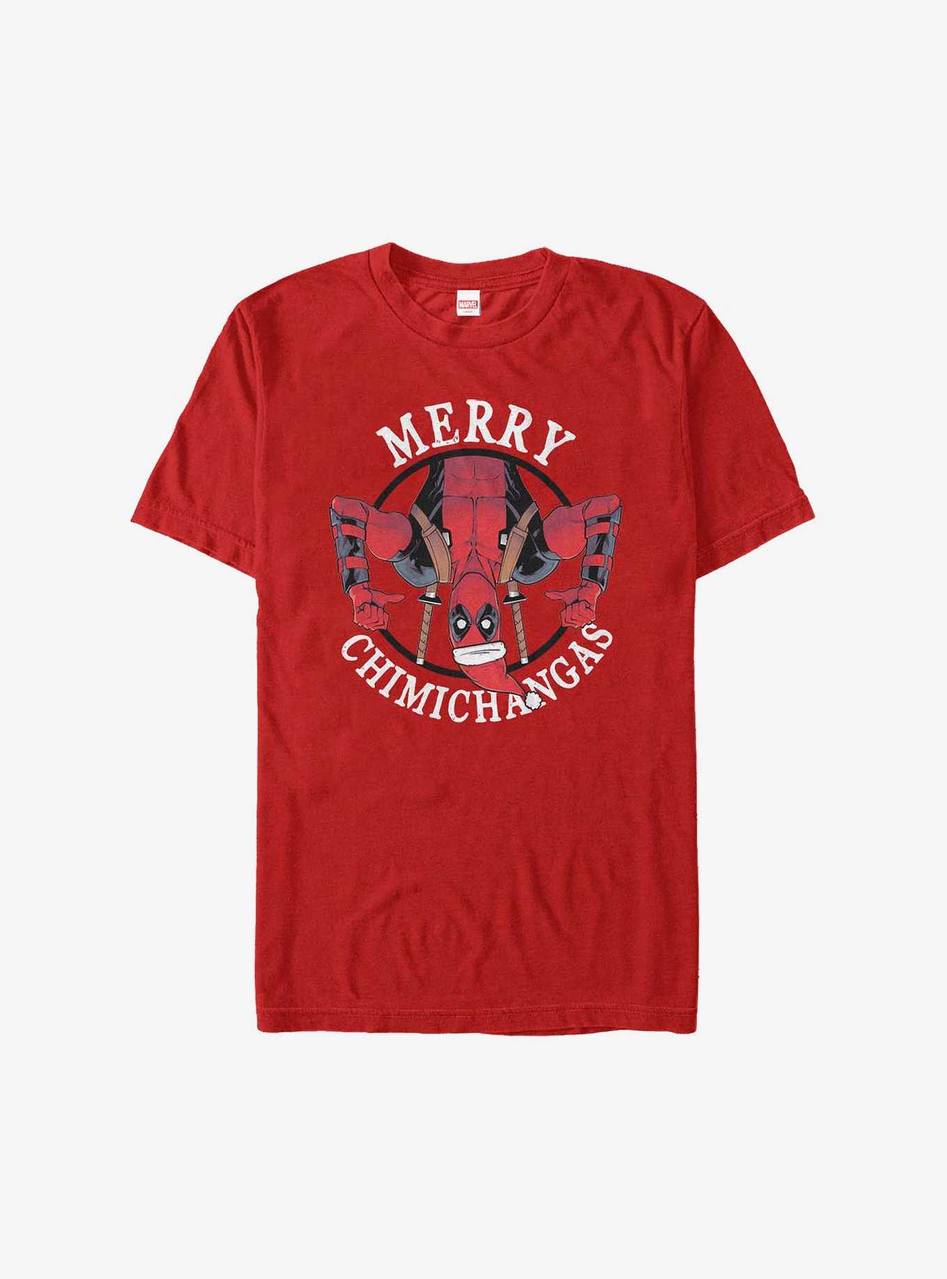 Marvel Deadpool Merry Chimichangas Holiday T-Shirt, , hi-res