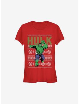 Marvel Hulk Ugly Christmas Sweater Girls T-Shirt, , hi-res