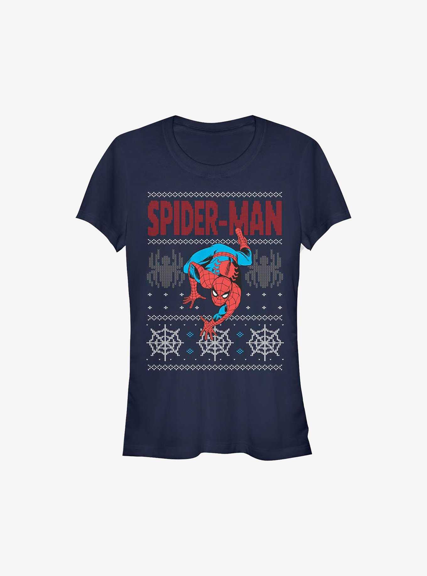Marvel Spider-Man Ugly Christmas Sweater Girls T-Shirt, , hi-res
