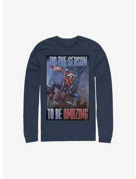 Marvel Spider-Man 'Tis The Season Holiday Long-Sleeve T-Shirt, , hi-res