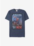 Marvel Spider-Man Amazing Spider-Man Holiday T-Shirt, NAVY HTR, hi-res