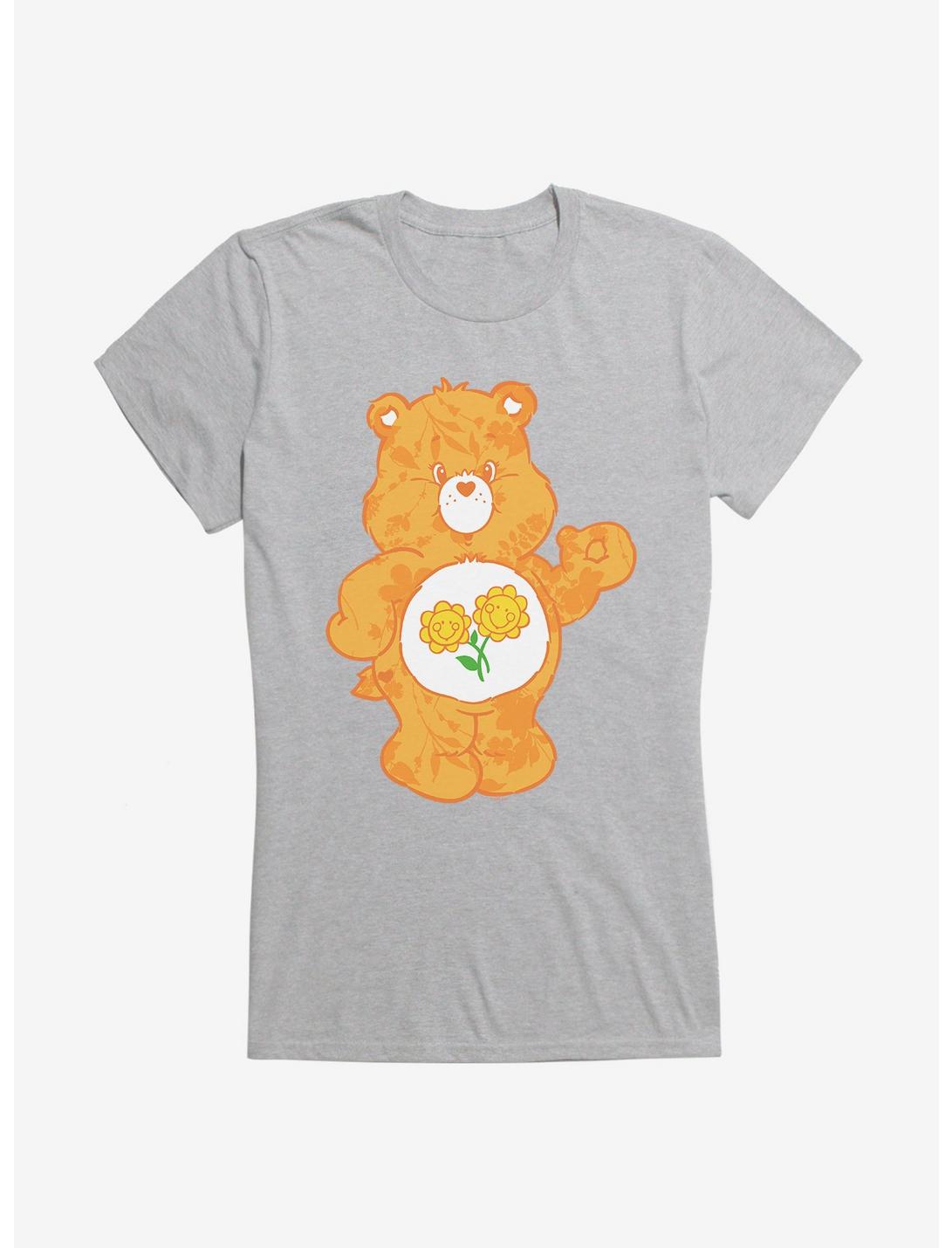 Care Bears Friend Bear Floral Girls T-Shirt, HEATHER, hi-res