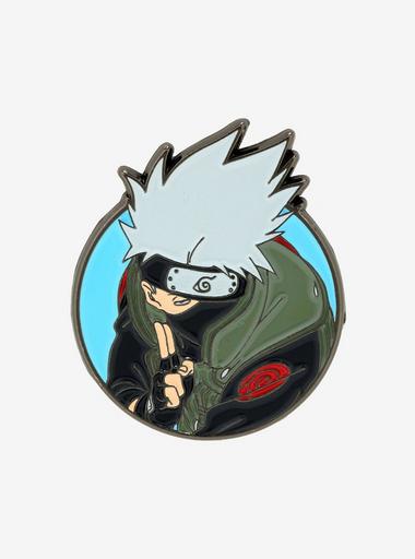  Ata-Boy Naruto Kakashi Face 1 Full Color Enamel Pin :  Clothing, Shoes & Jewelry