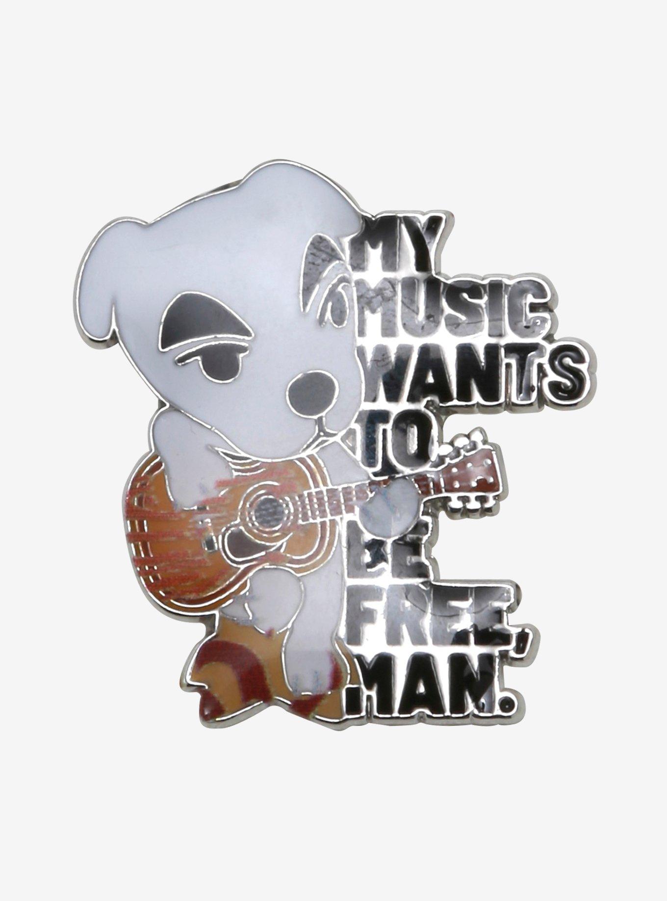 Nintendo Animal Crossing K.K. Slider Music Enamel Pin - BoxLunch Exclusive, , hi-res