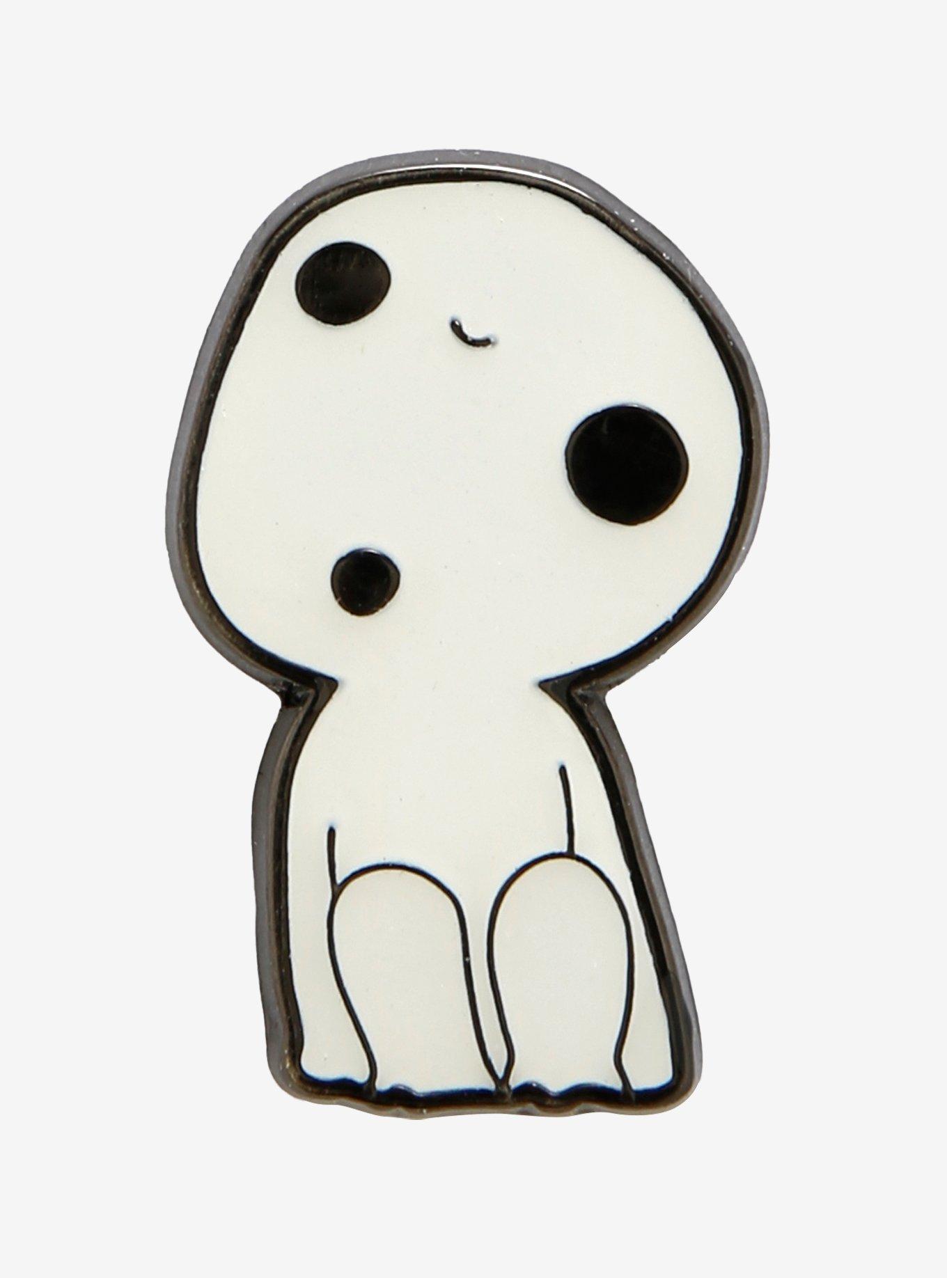 Our Universe Studio Ghibli Princess Mononoke Kodama Glow-in-the-Dark Enamel Pin - BoxLunch Exclusive, , hi-res