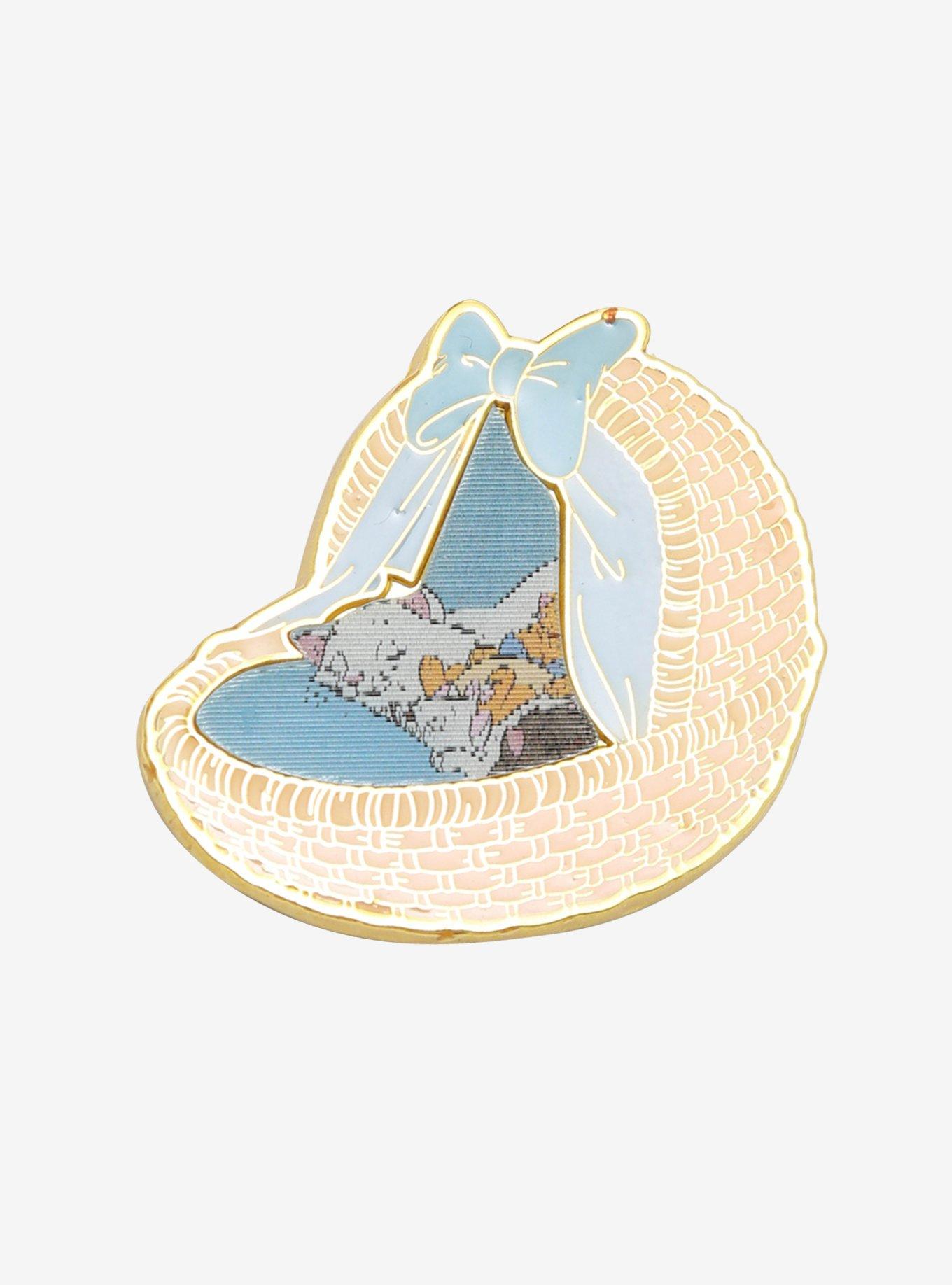 Loungefly Disney The Aristocats Duchess Kids Catnap Lenticular Enamel Pin - BoxLunch Exclusive, , hi-res