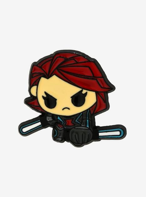 Marvel Black Widow Chibi Enamel Pin - BoxLunch Exclusive | BoxLunch