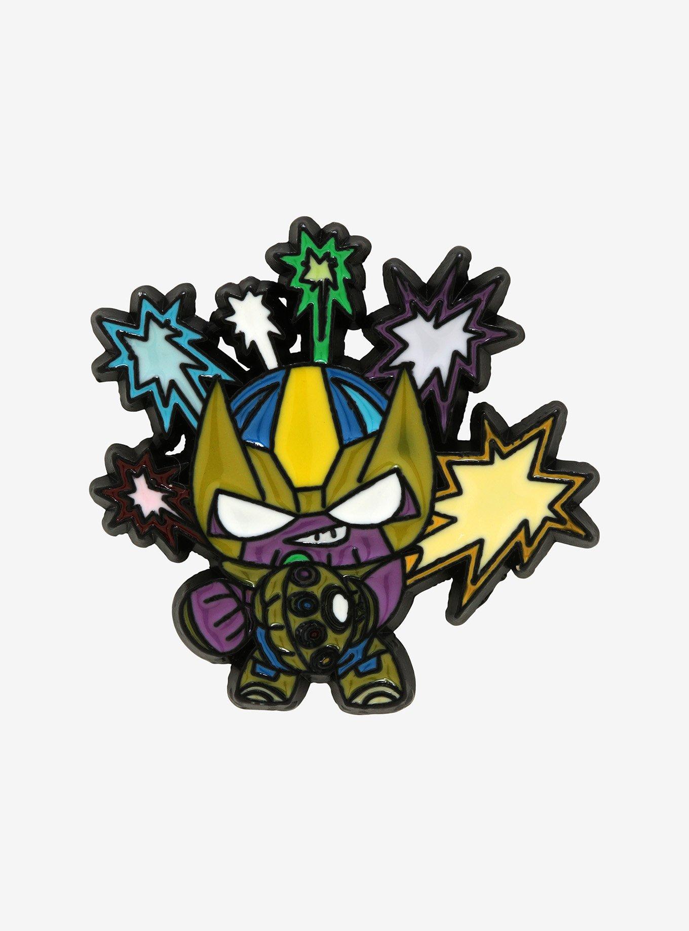 Marvel Avengers: Infinity War Thanos Chibi Enamel Pin - BoxLunch Exclusive, , hi-res