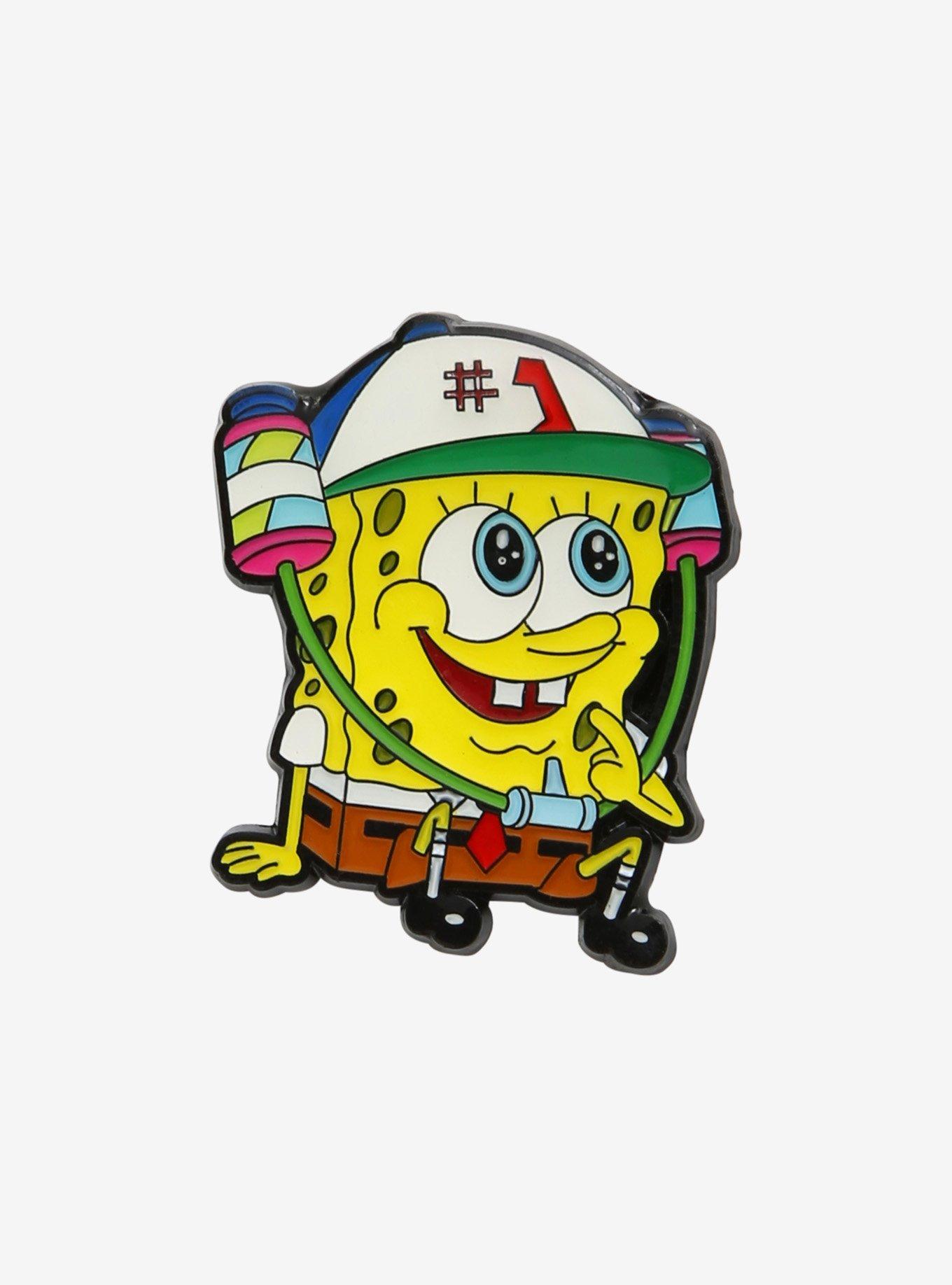 SpongeBob SquarePants Number One Fan Enamel Pin - BoxLunch Exclusive, , hi-res