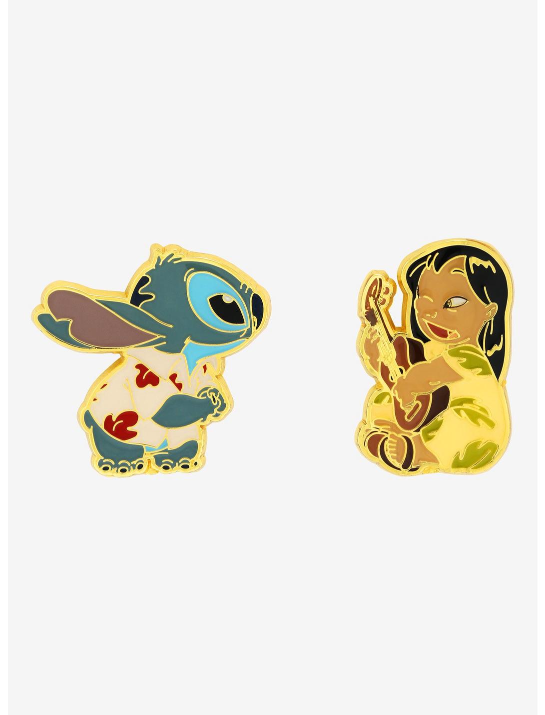 Loungefly Disney Lilo & Stitch Luau Enamel Pin Set - BoxLunch Exclusive, , hi-res