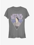 Star Wars Rose Triangle Girls T-Shirt, CHARCOAL, hi-res