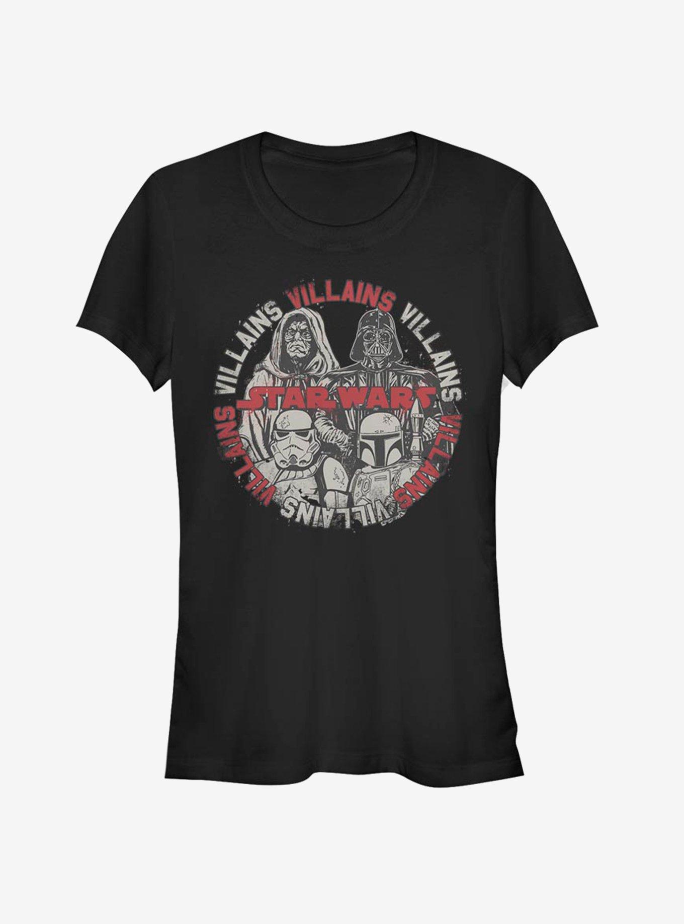 Star Wars Dark Villains Girls T-Shirt, BLACK, hi-res