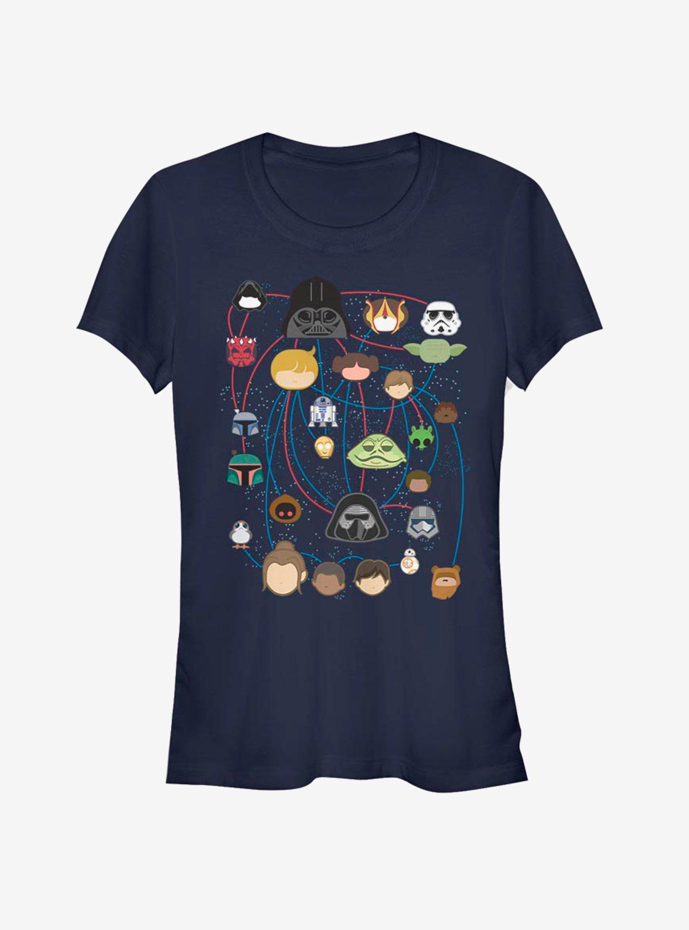 Star Wars Family Tree Girls T-Shirt, , hi-res