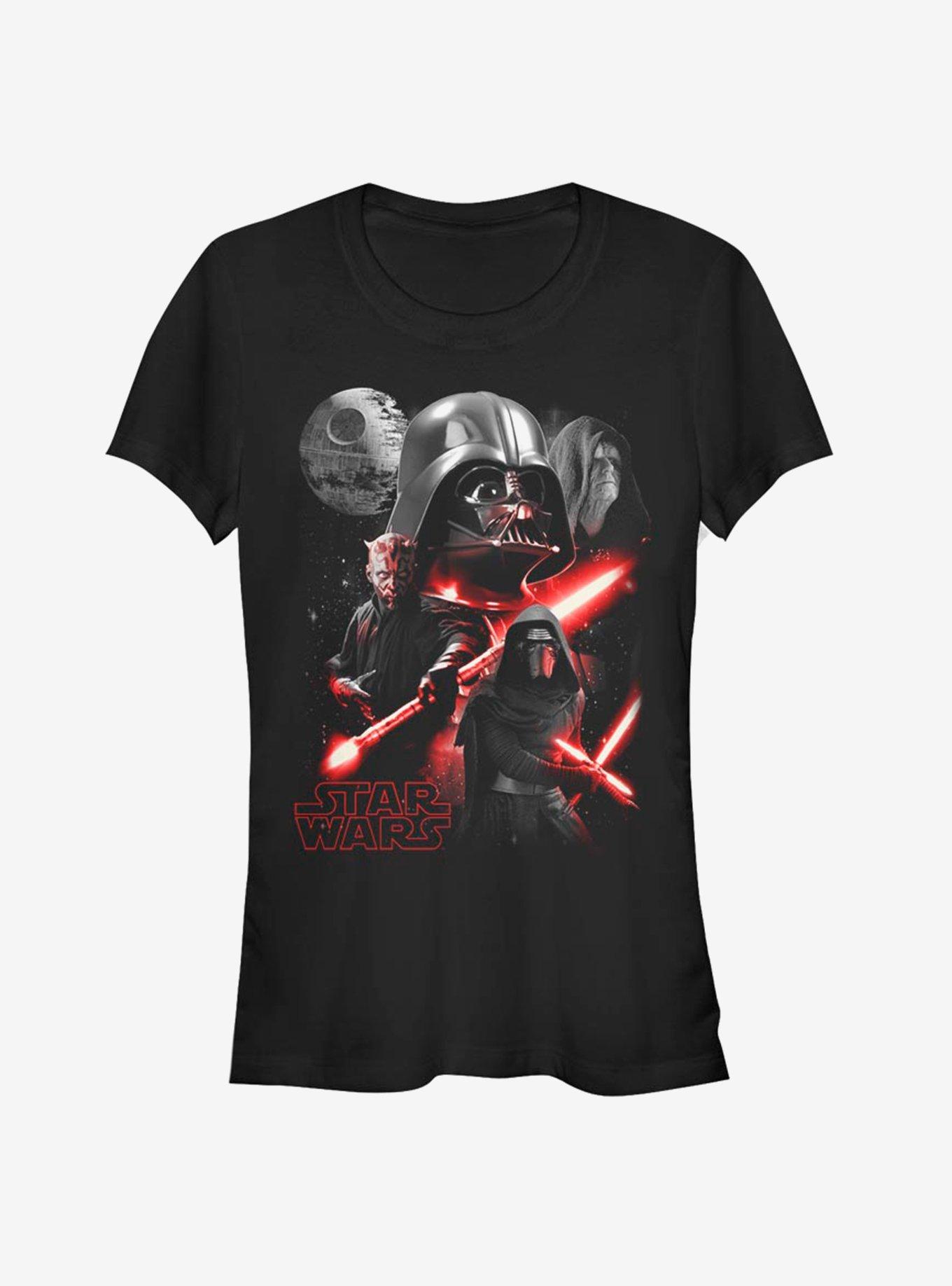 Star Wars Poster Style Girls T-Shirt, BLACK, hi-res