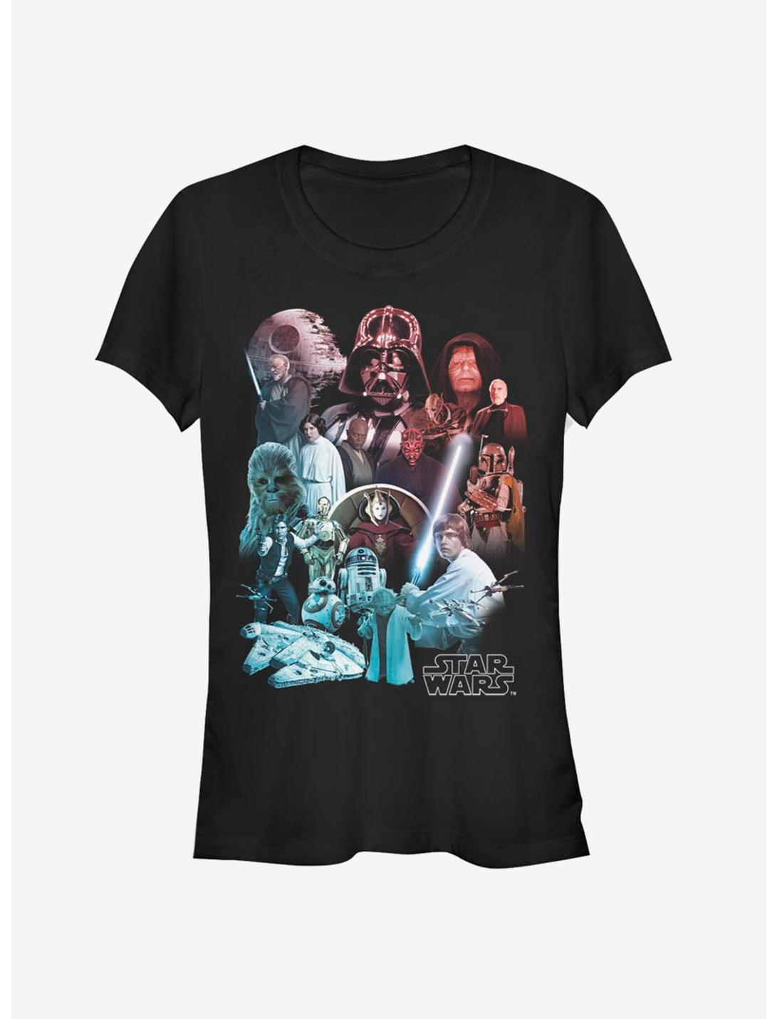 Star Wars Ultimage Poster Girls T-Shirt, BLACK, hi-res