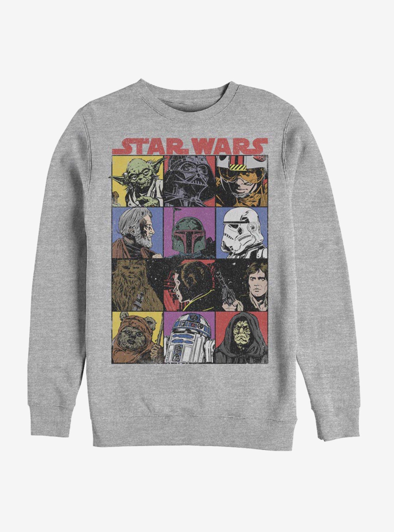 Star Wars Comic Strip T-Shirt, ATH HTR, hi-res