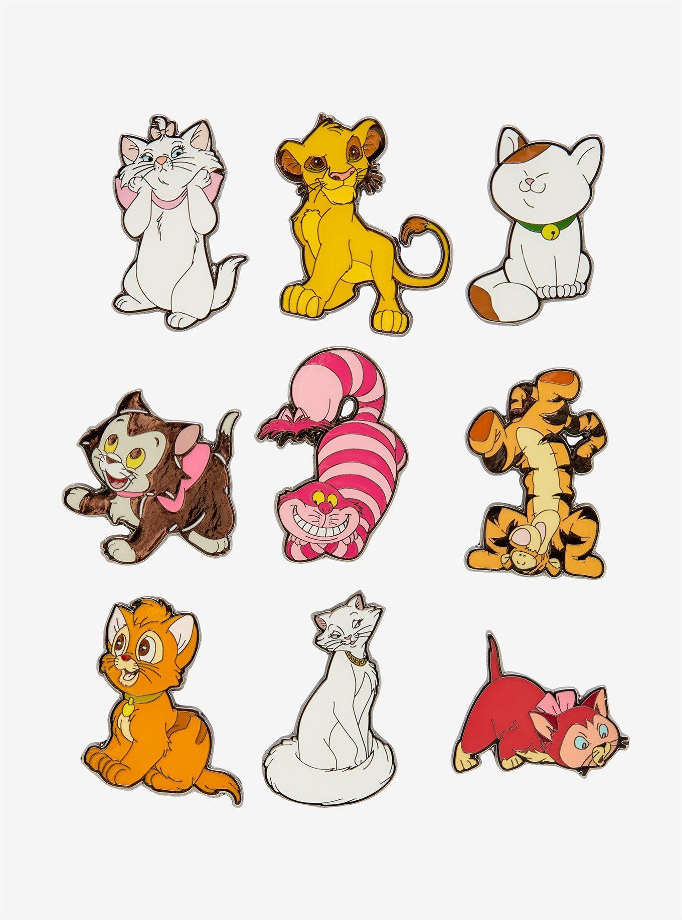 Loungefly Disney Cats Blind Box Enamel Pin, , hi-res