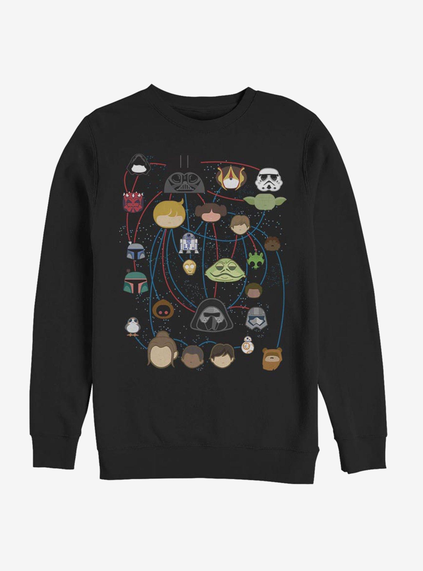 Star Wars Family Tree T-Shirt, BLACK, hi-res