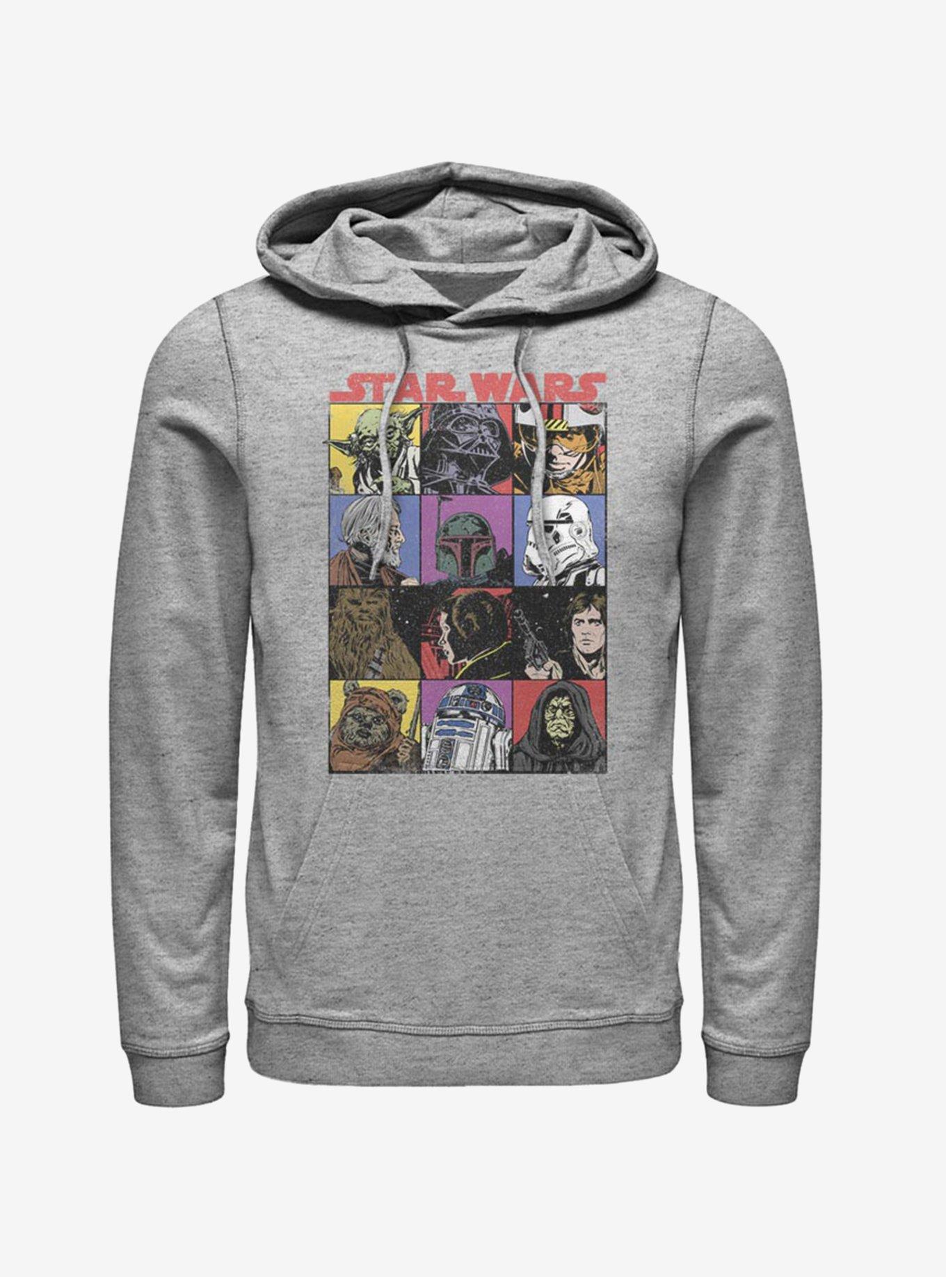 Star Wars Comic Strip Hoodie, ATH HTR, hi-res