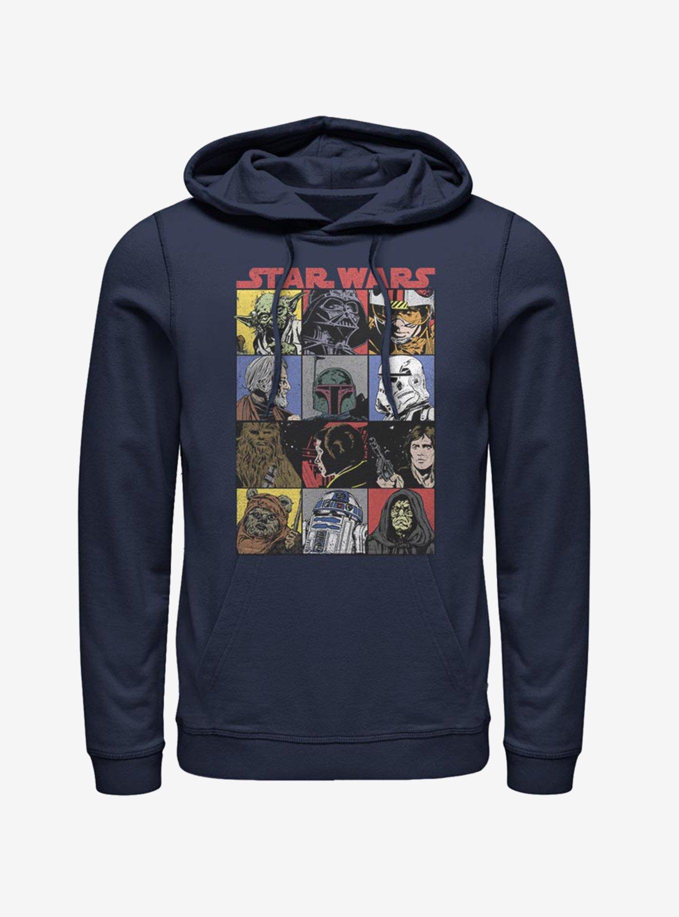 Star Wars Comic Strip Hoodie, NAVY, hi-res