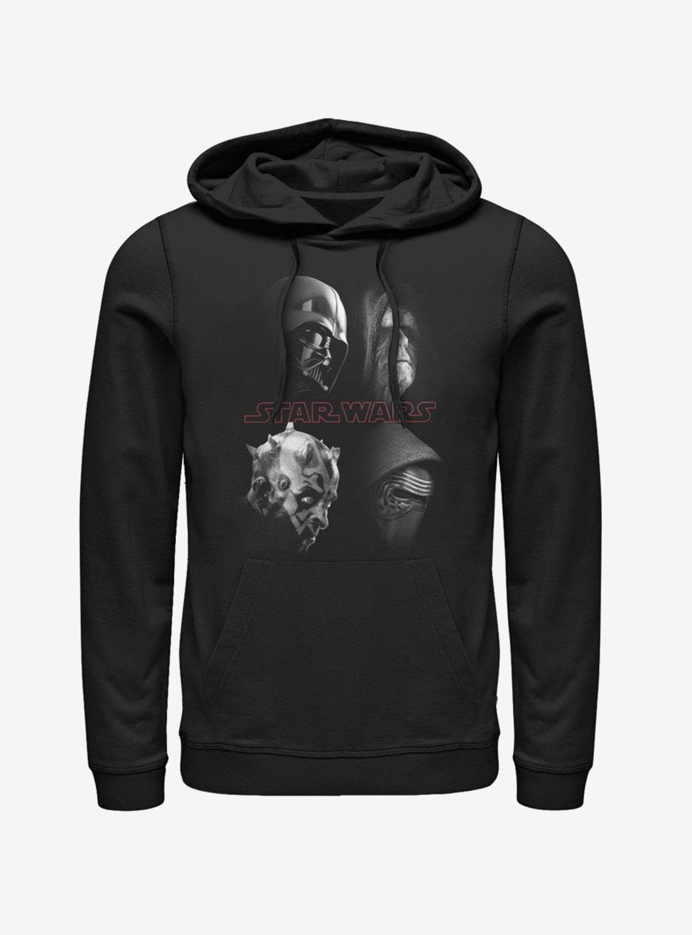 Star Wars Line Up Hoodie, BLACK, hi-res