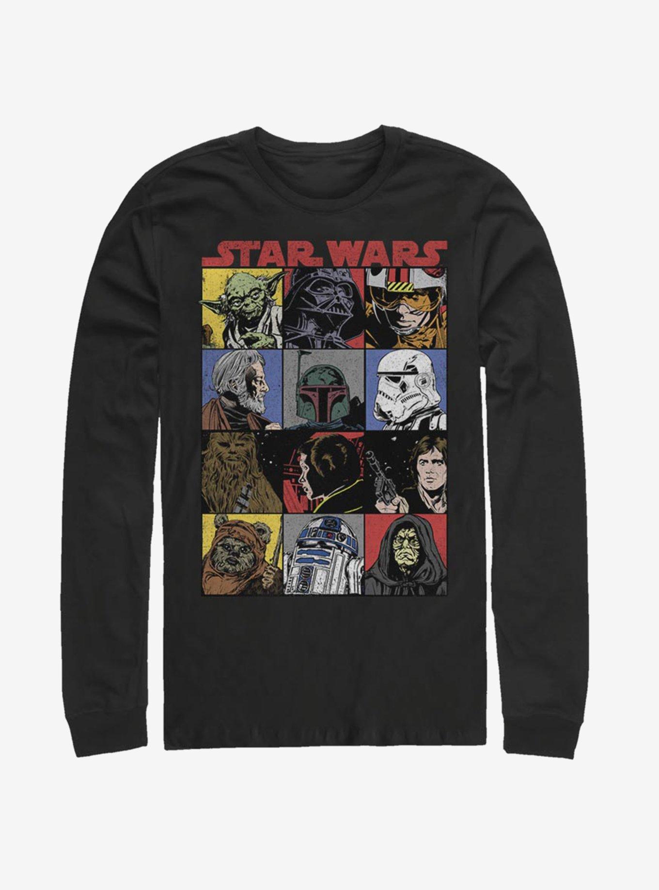 Star Wars Comic Strip Long-Sleeve T-Shirt, , hi-res