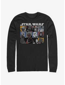 Star Wars Comic Strip Rectangle Long-Sleeve T-Shirt, , hi-res