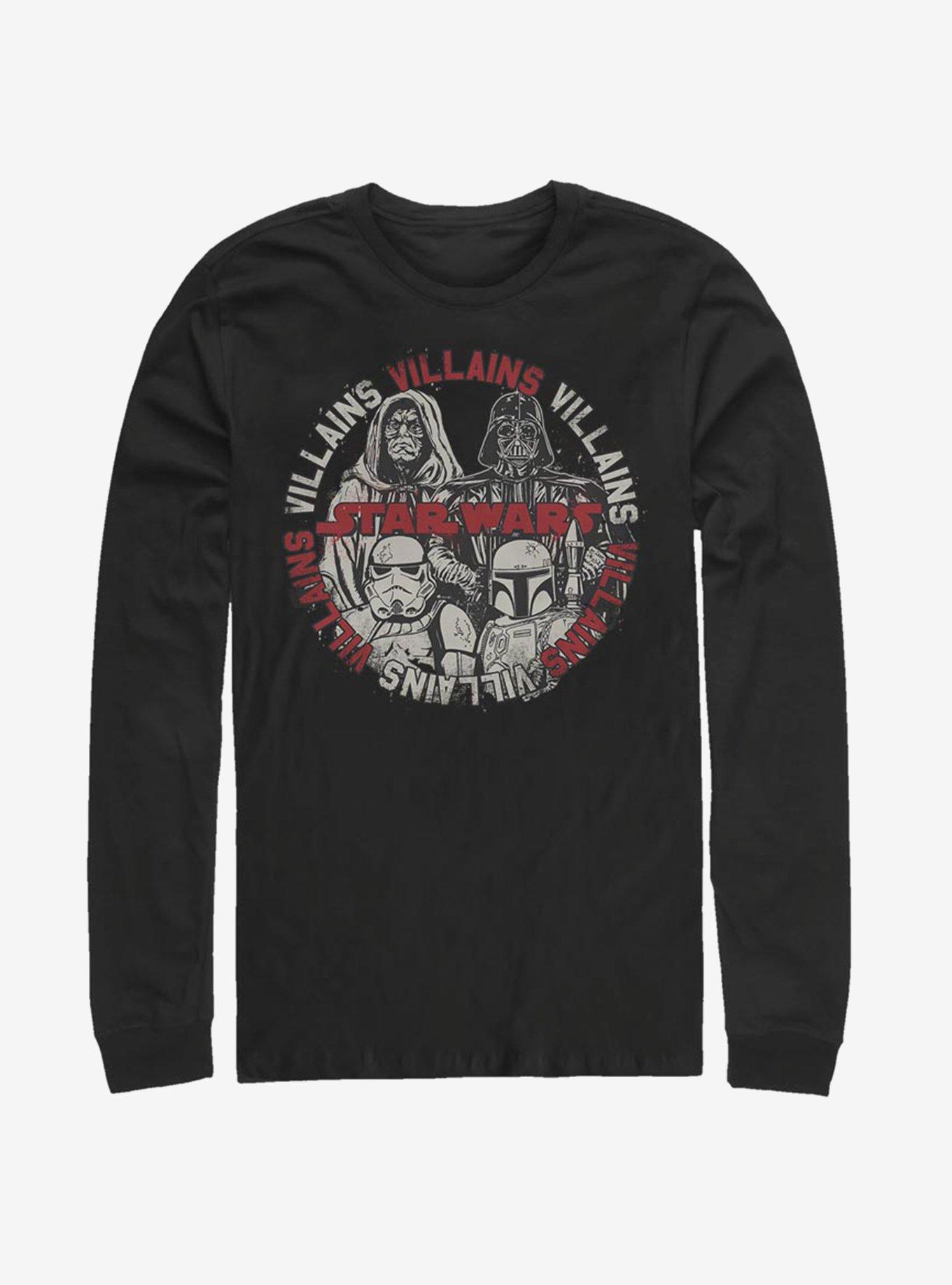 Star Wars Dark Villains Long-Sleeve T-Shirt, BLACK, hi-res