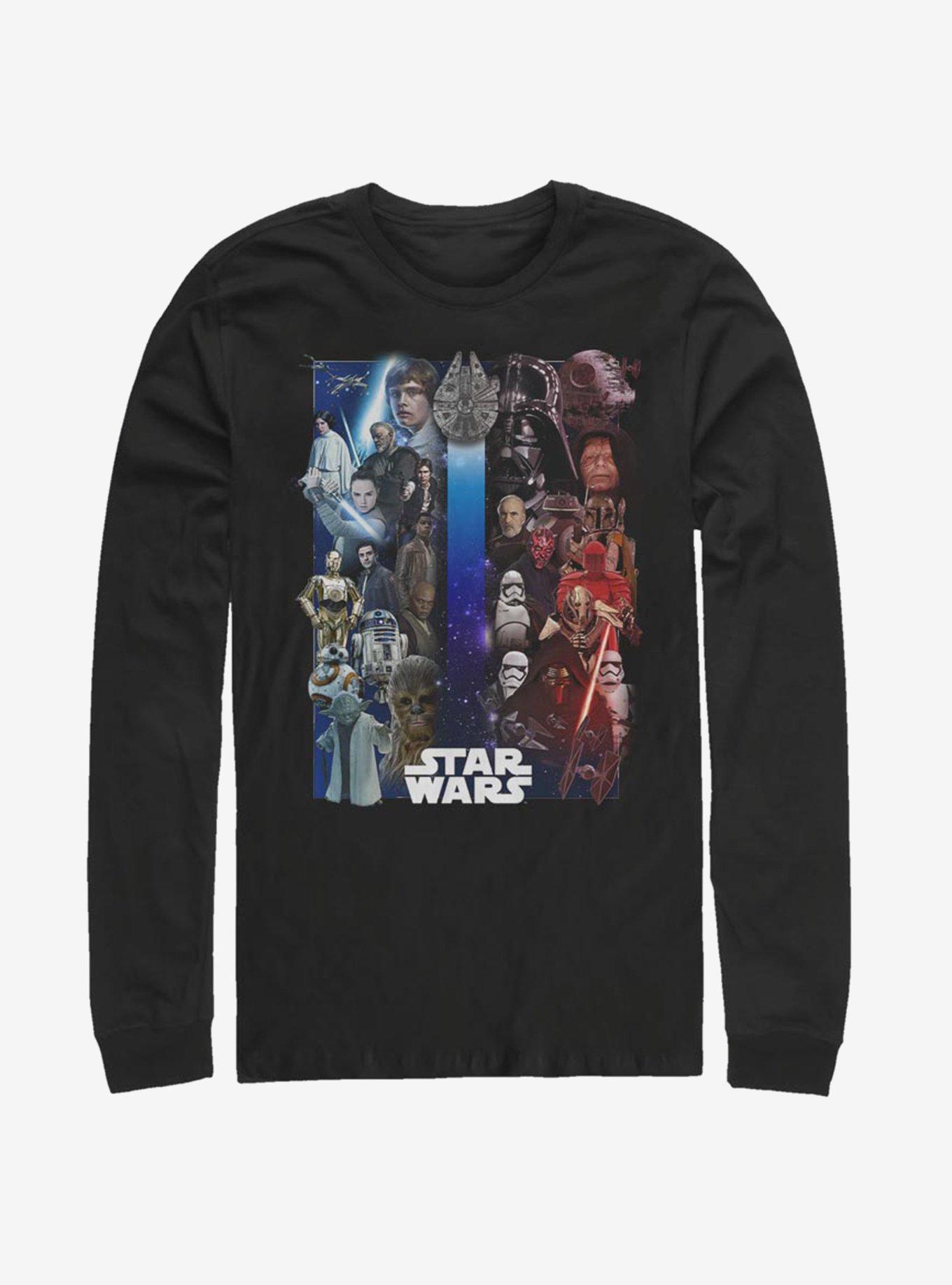 Star Wars Divided Forces Long-Sleeve T-Shirt, BLACK, hi-res