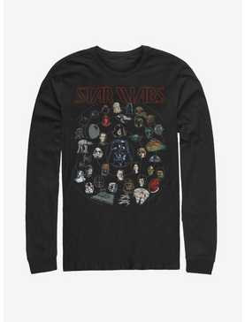 Star Wars Force Chart Long-Sleeve T-Shirt, , hi-res