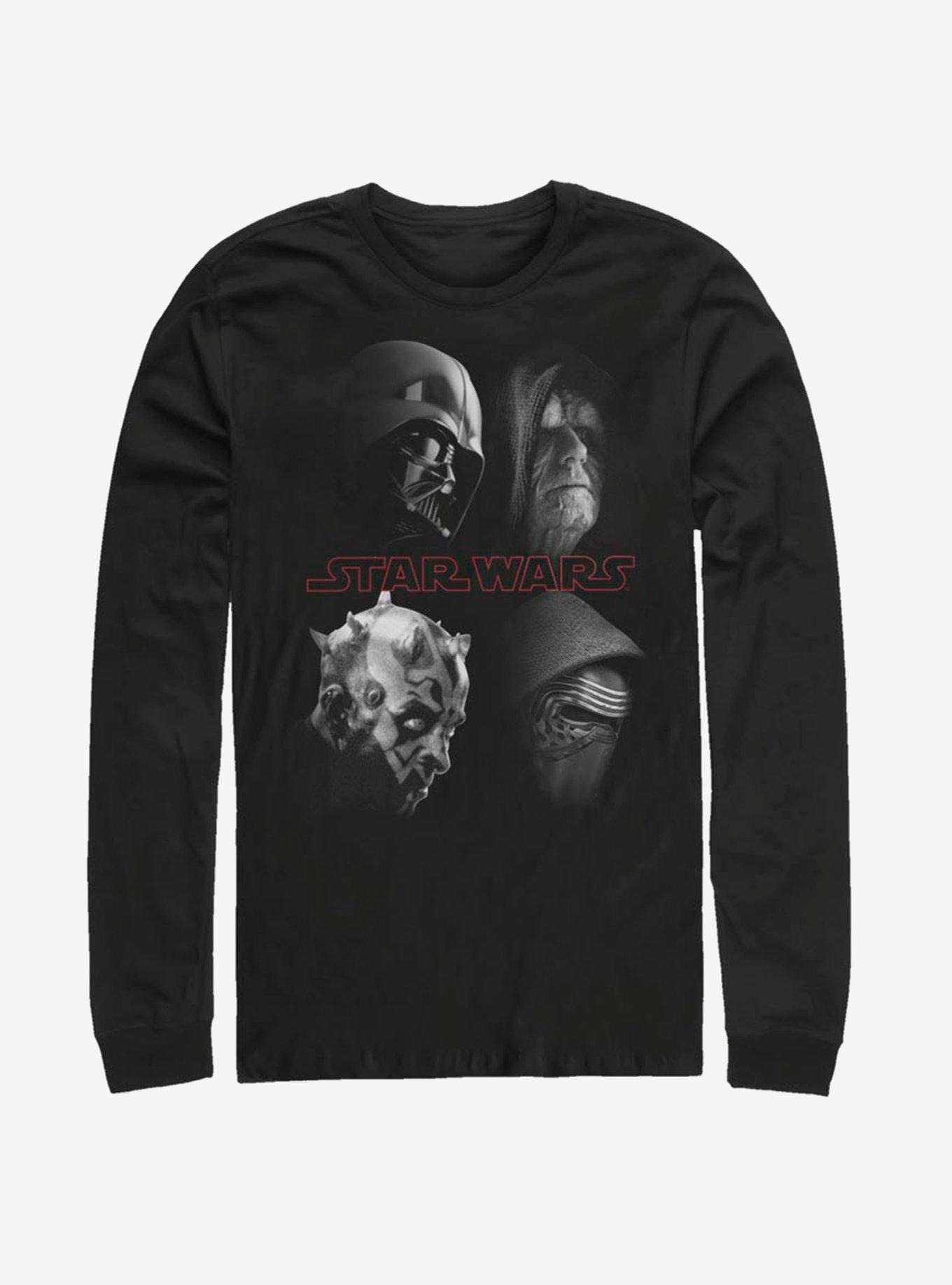 Star Wars Line Up Long-Sleeve T-Shirt, BLACK, hi-res