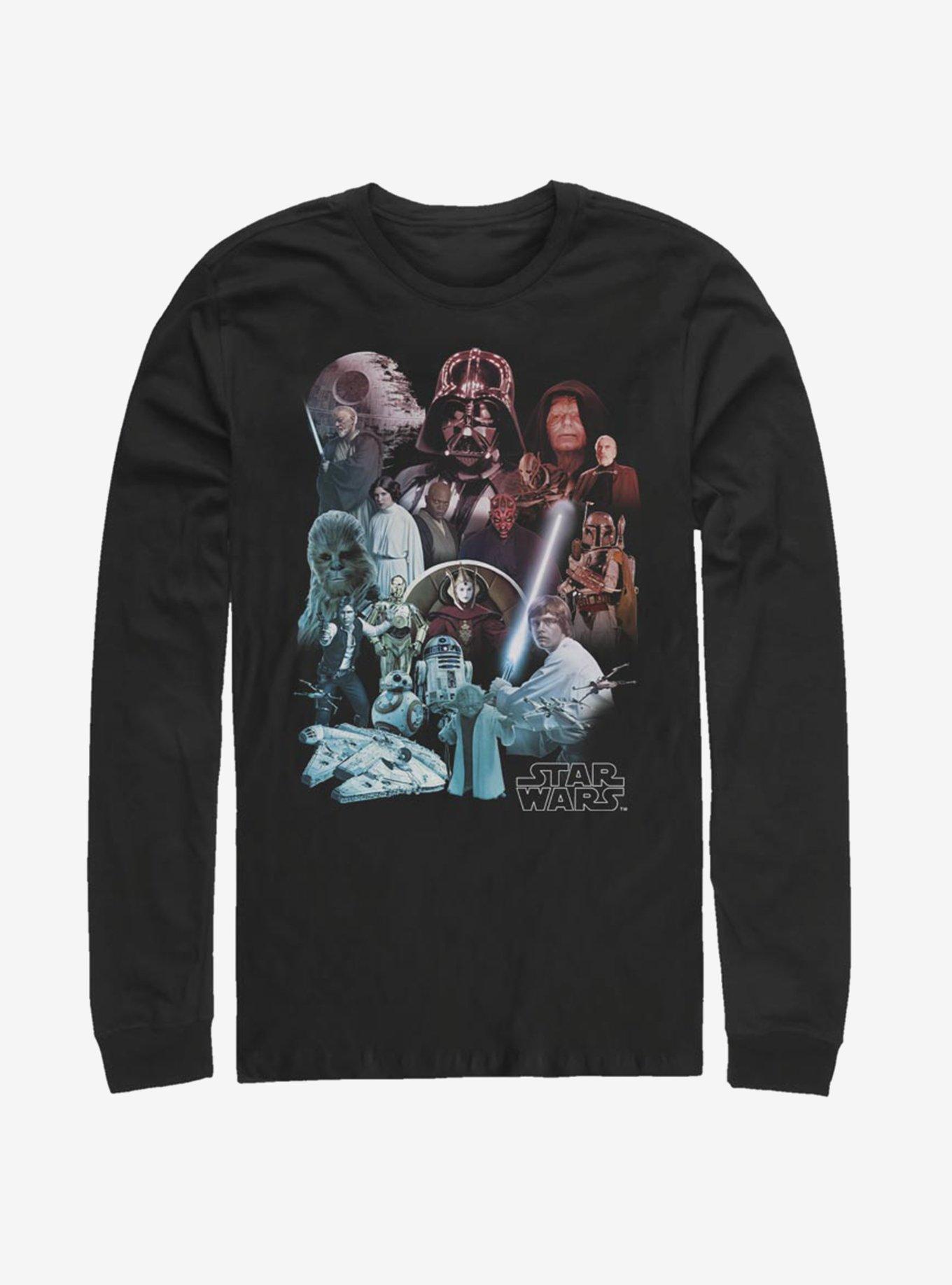 Star Wars Ultimate Poster Long-Sleeve T-Shirt, BLACK, hi-res