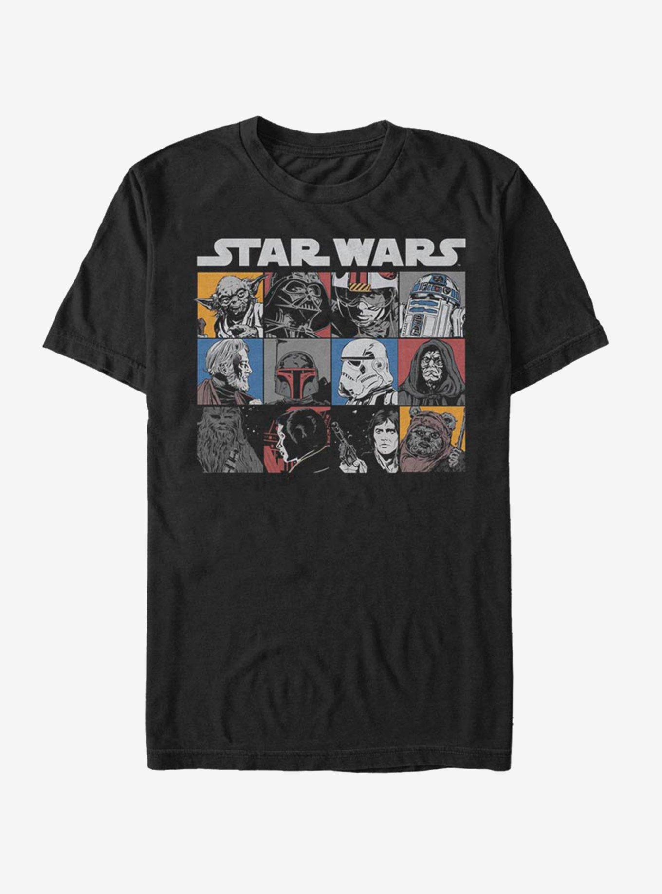 Star Wars Comic Strip Rectangle T-Shirt, , hi-res