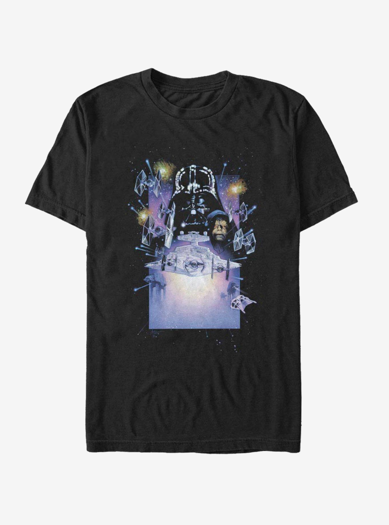 Star Wars Darth Vader Galaxy T-Shirt, BLACK, hi-res