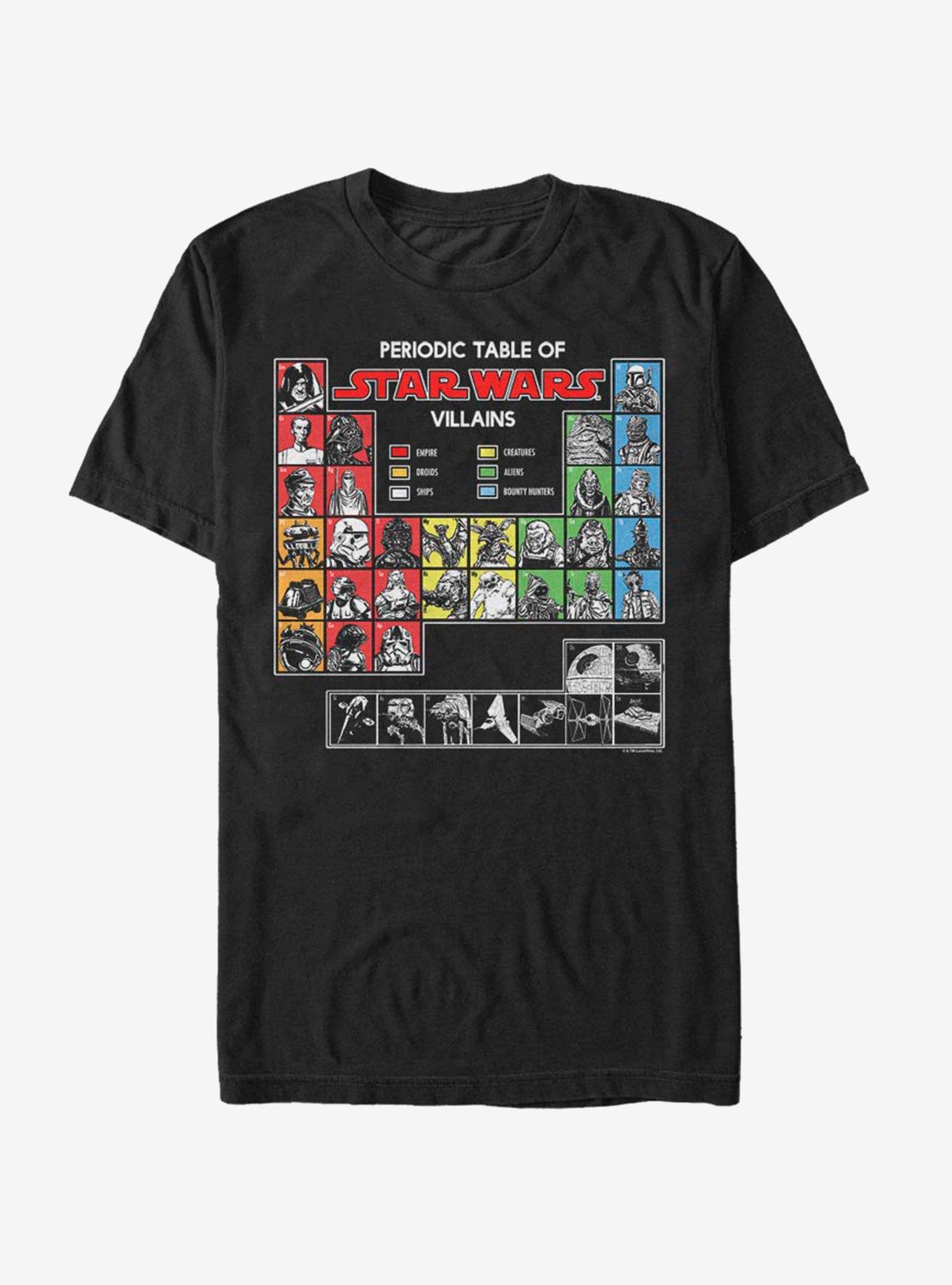 Star Wars Elemental Baddies T-Shirt, BLACK, hi-res