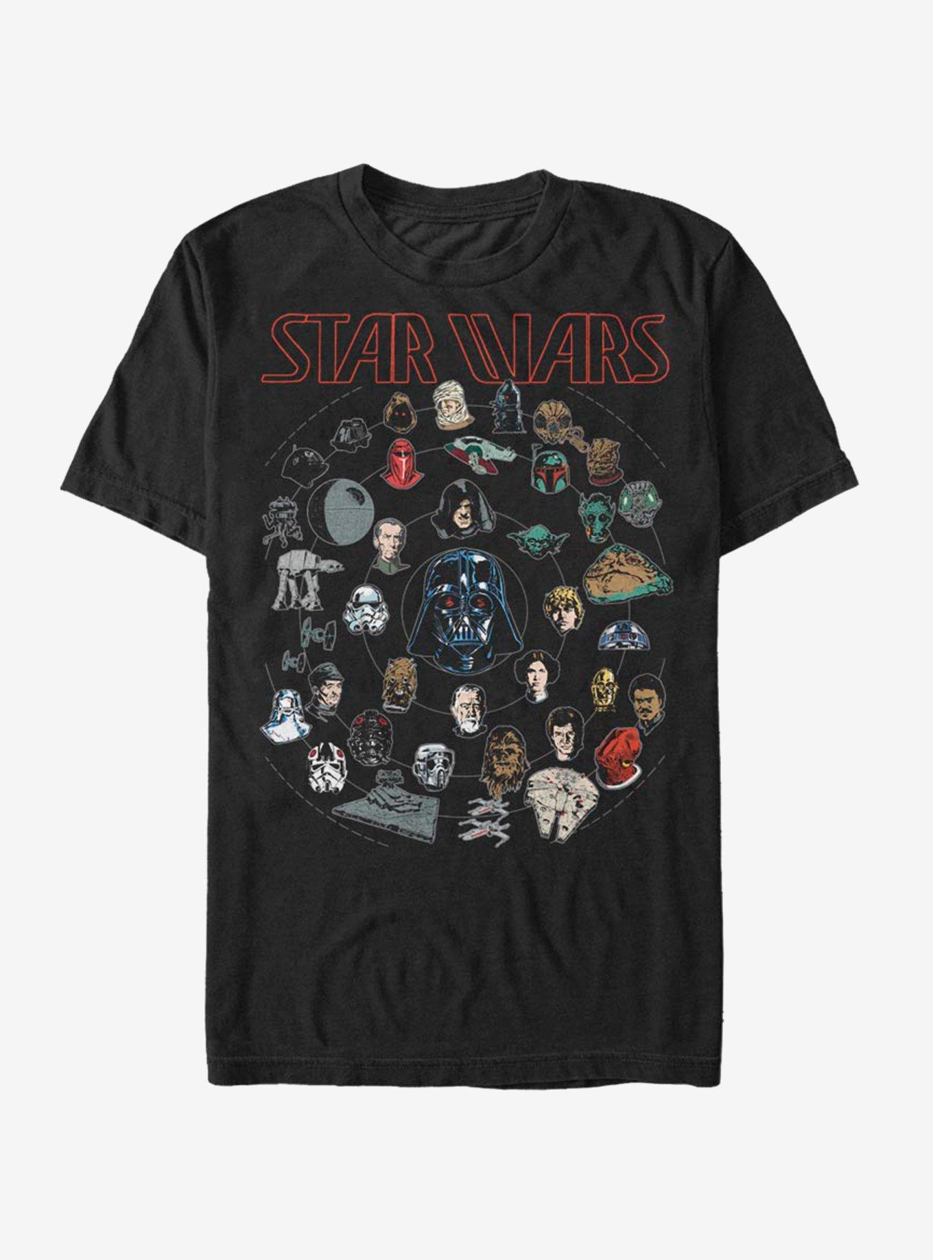 Star Wars Force Chart T-Shirt