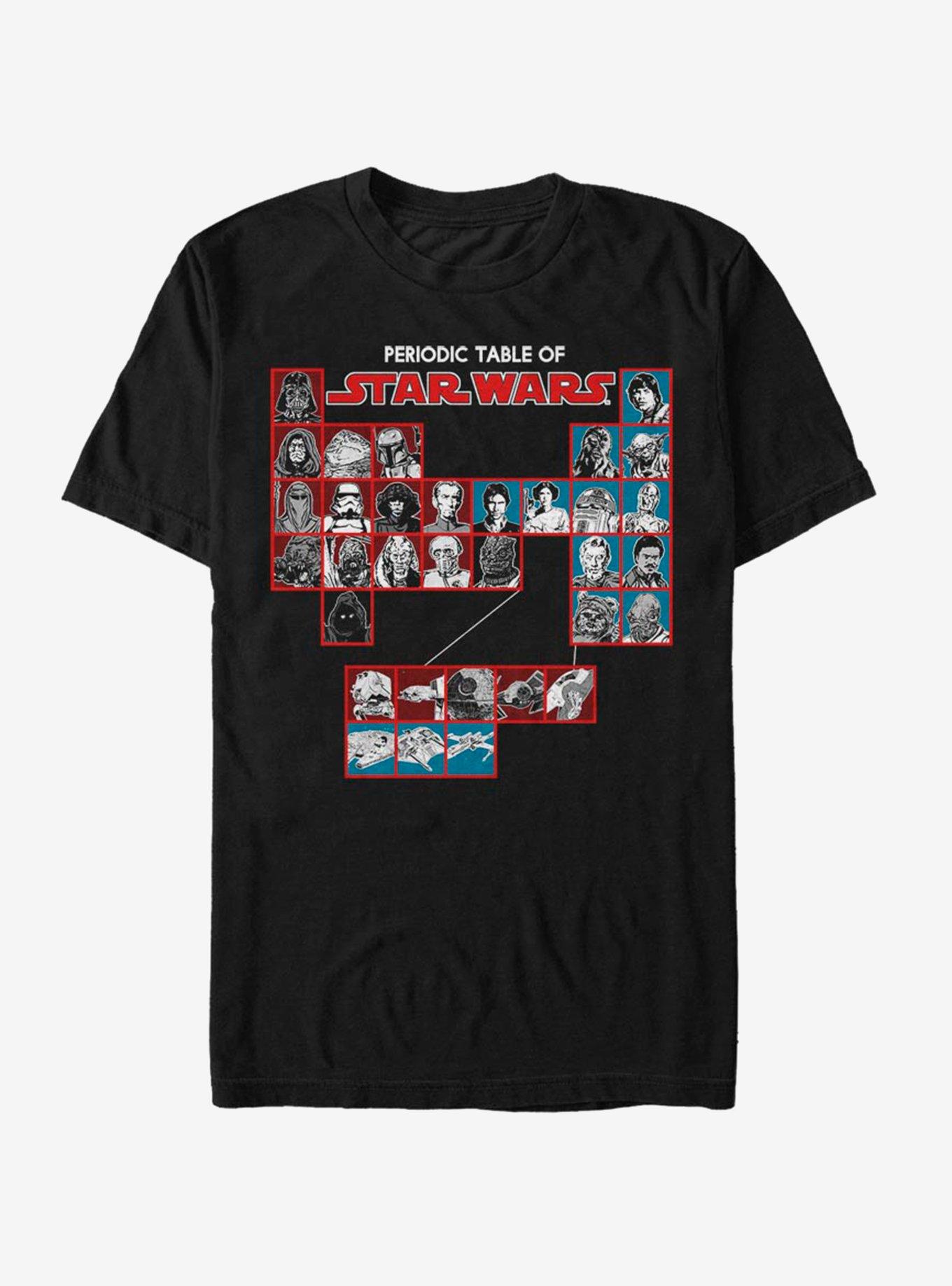 Star Wars Hero Chart T-Shirt