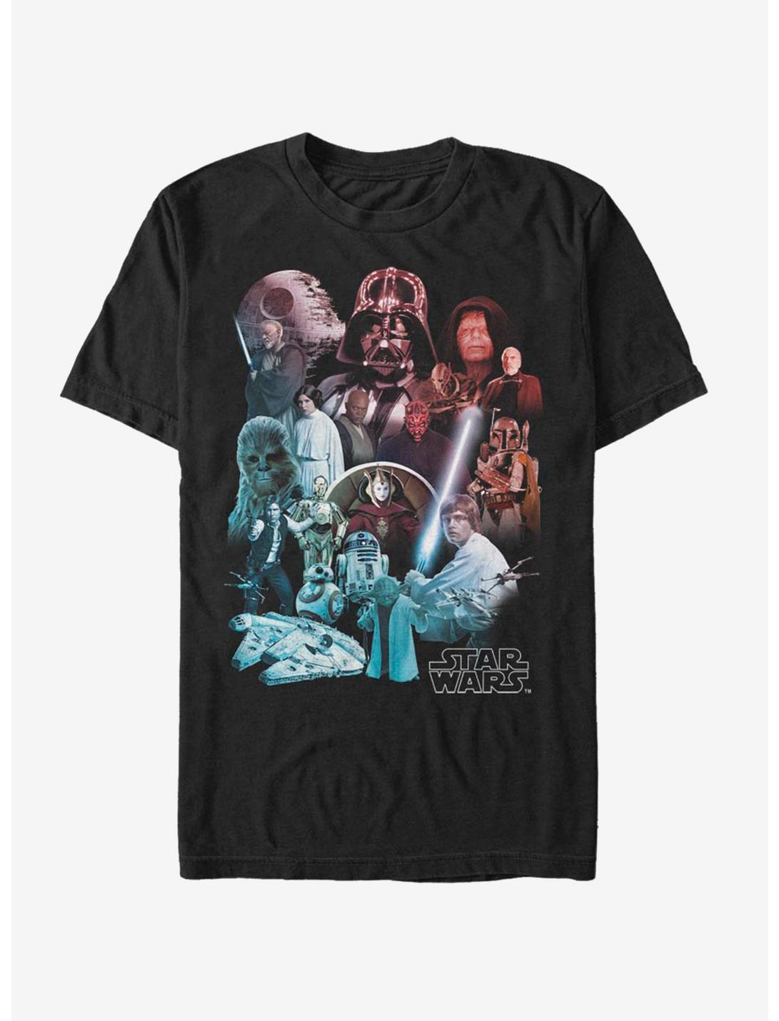 Star Wars Ultimate Poster T-Shirt, BLACK, hi-res