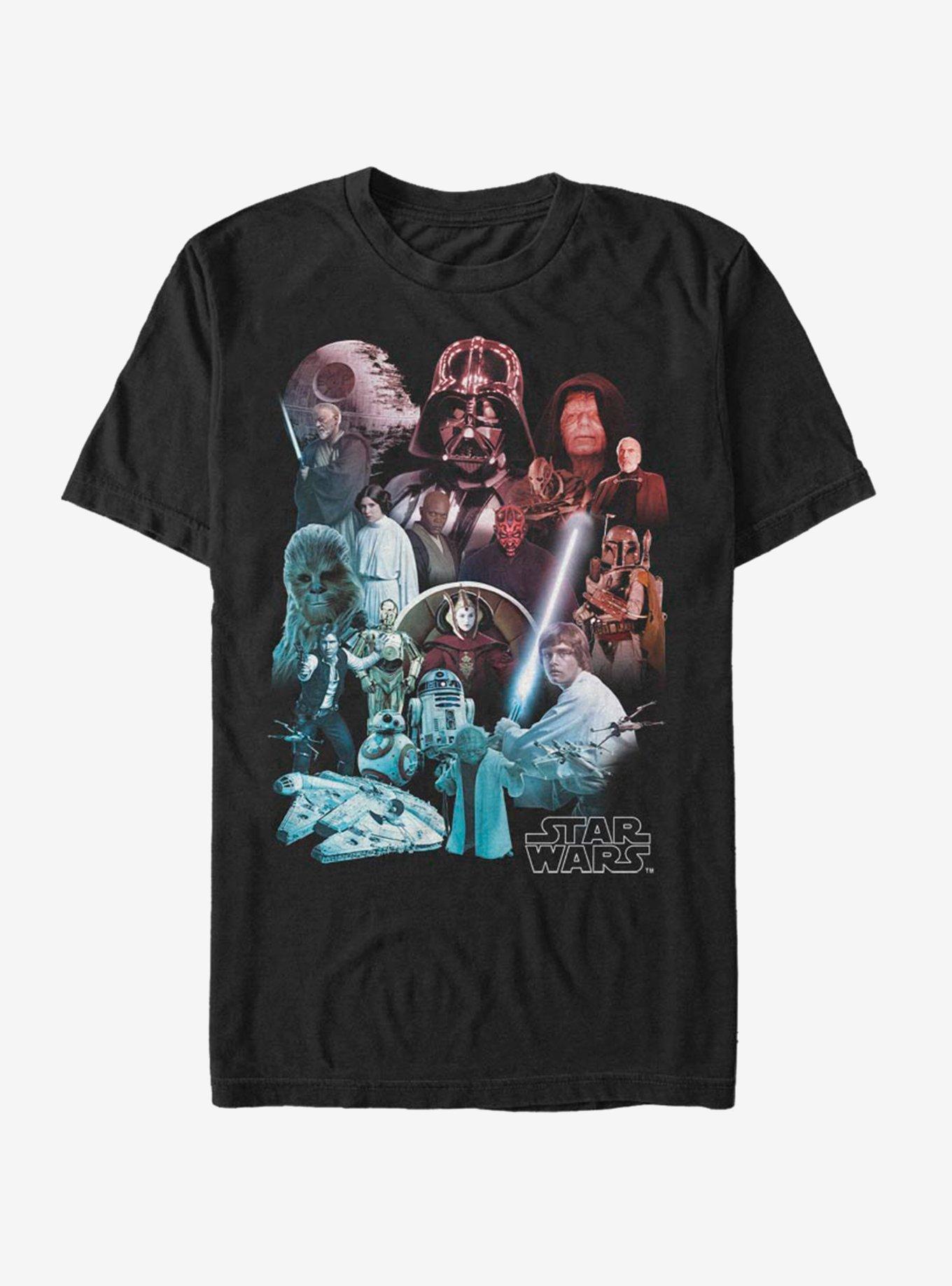 Star Wars Ultimate Poster T-Shirt, BLACK, hi-res