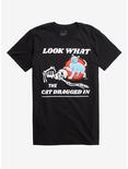 Look What The Cat Dragged In T-Shirt By Boss Dog Hot Topic Exclusive, BLACK, hi-res