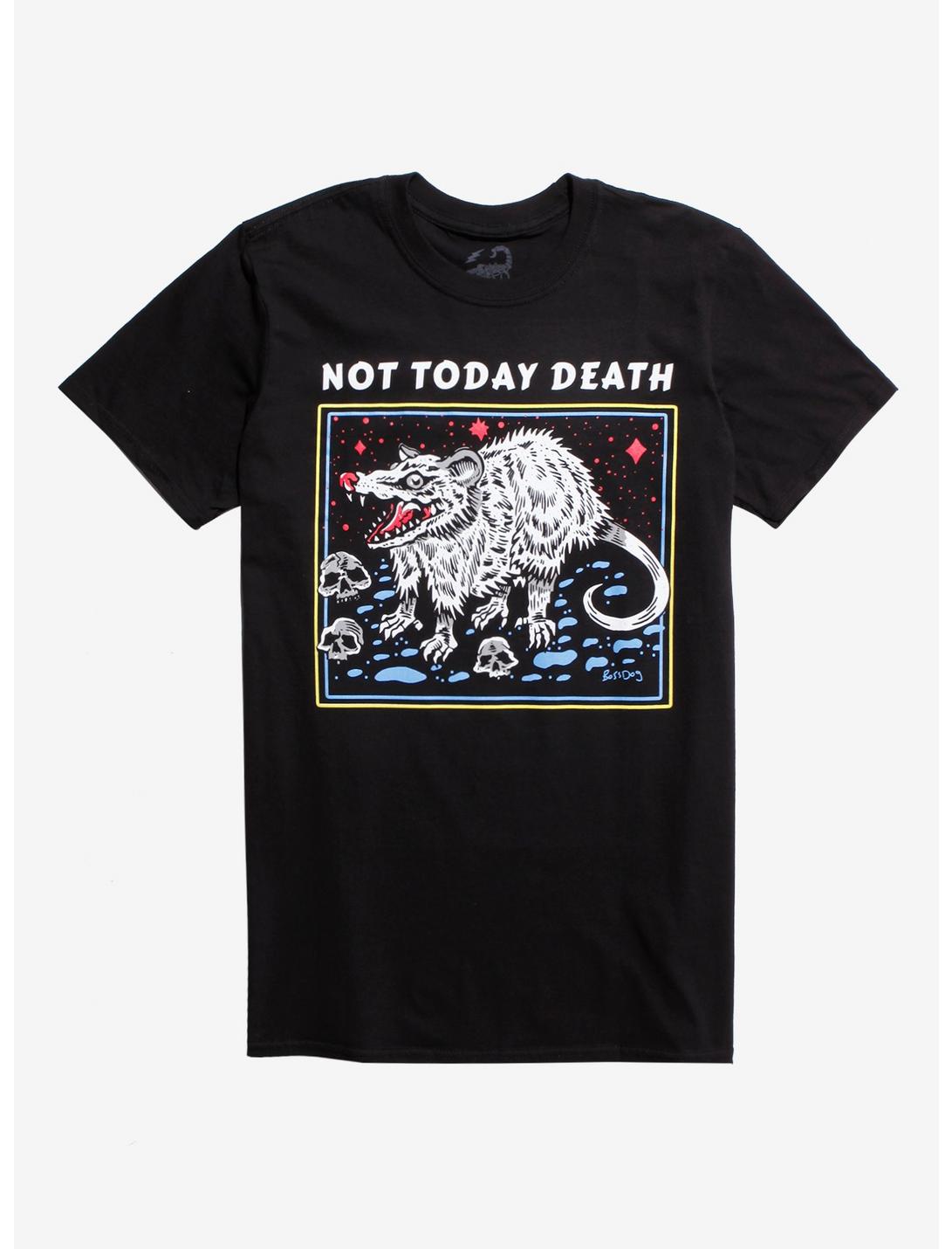 Not Today Death T-Shirt By Boss Dog Hot Topic Exclusive, BLACK, hi-res