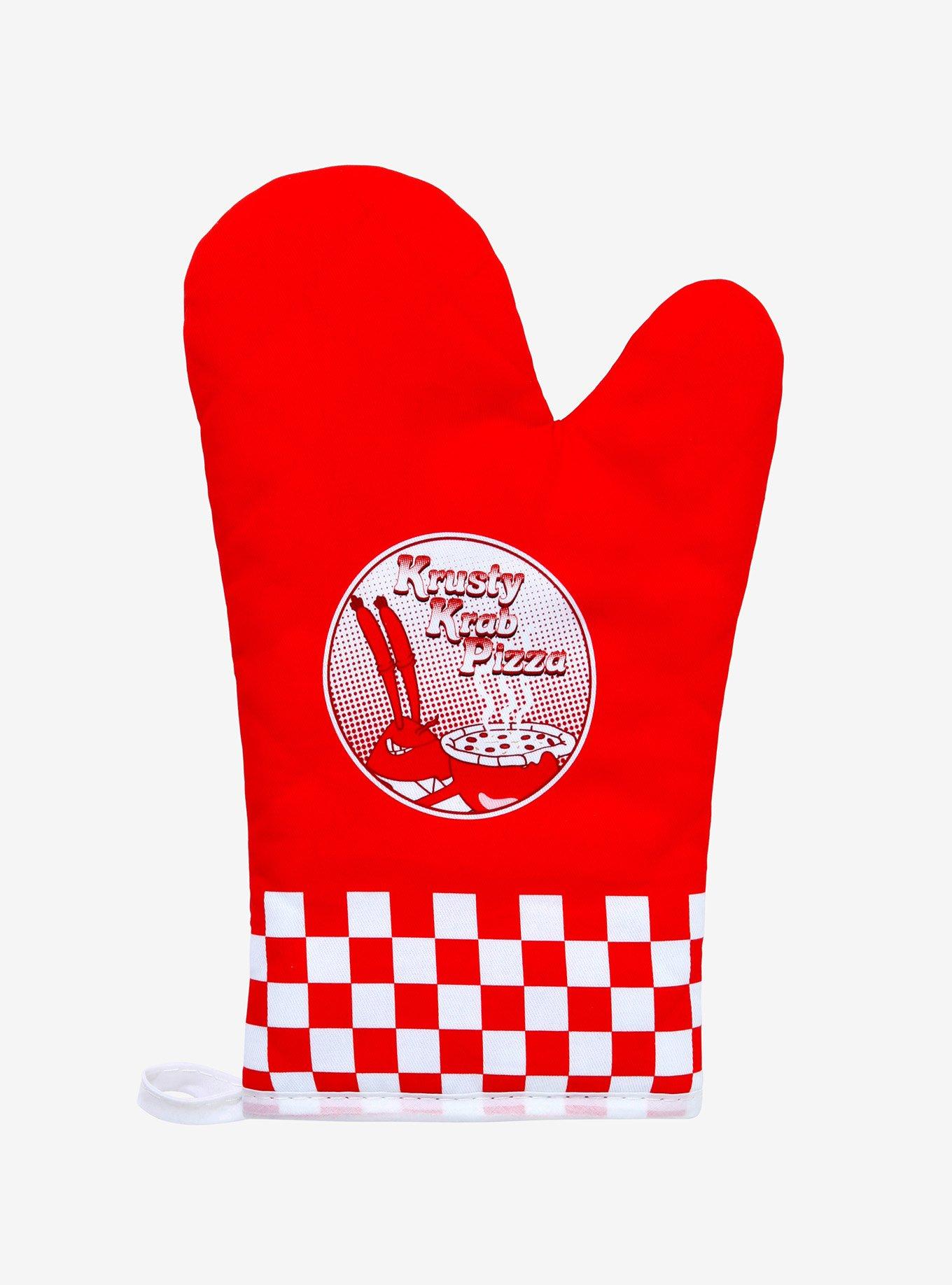 SpongeBob SquarePants Krusty Krab Pizza Oven Mitt - BoxLunch Exclusive, , hi-res