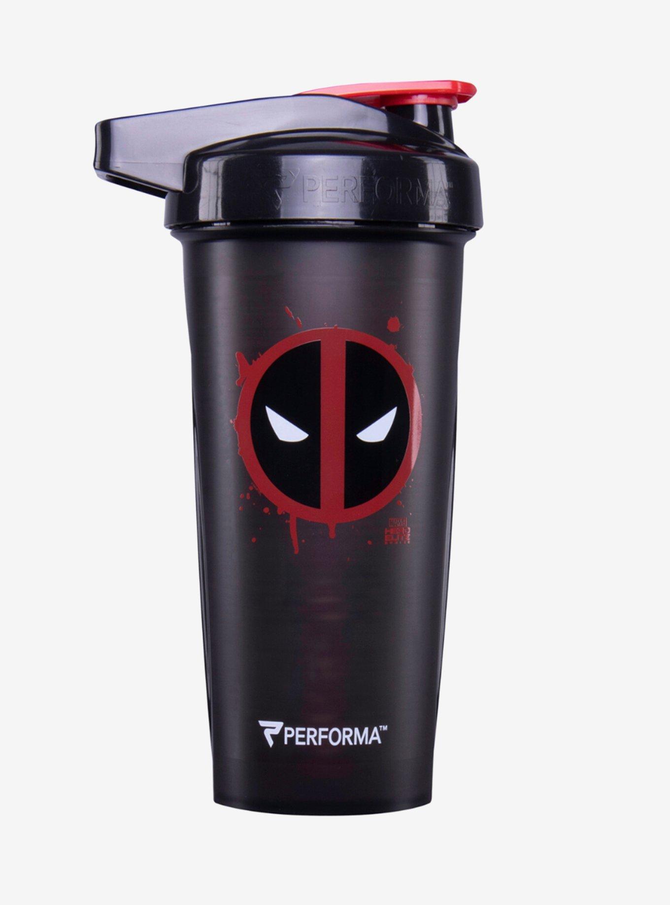 Marvel Deadpool Logo Shaker Bottle BoxLunch