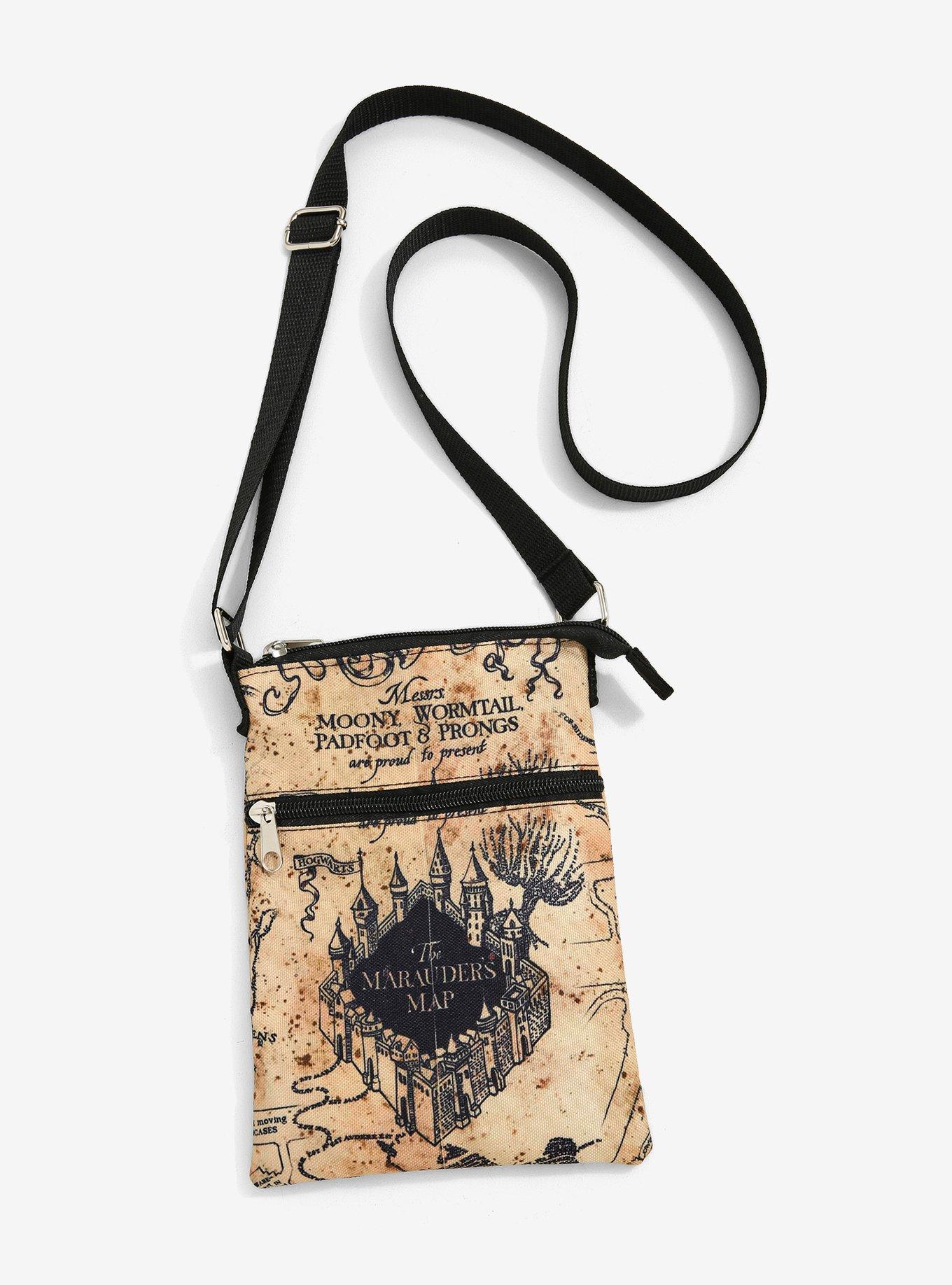 Harry Potter Marauder's Map Passport Crossbody Bag, , hi-res