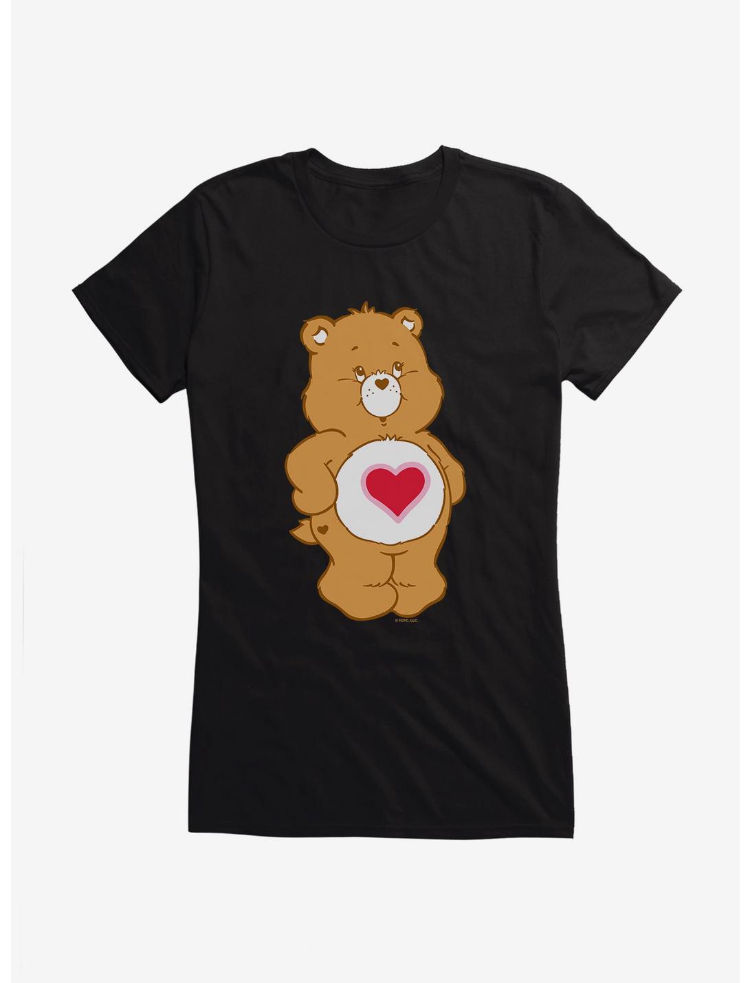 Care Bears Tenderheart Bear Stare Girls T-Shirt, BLACK, hi-res
