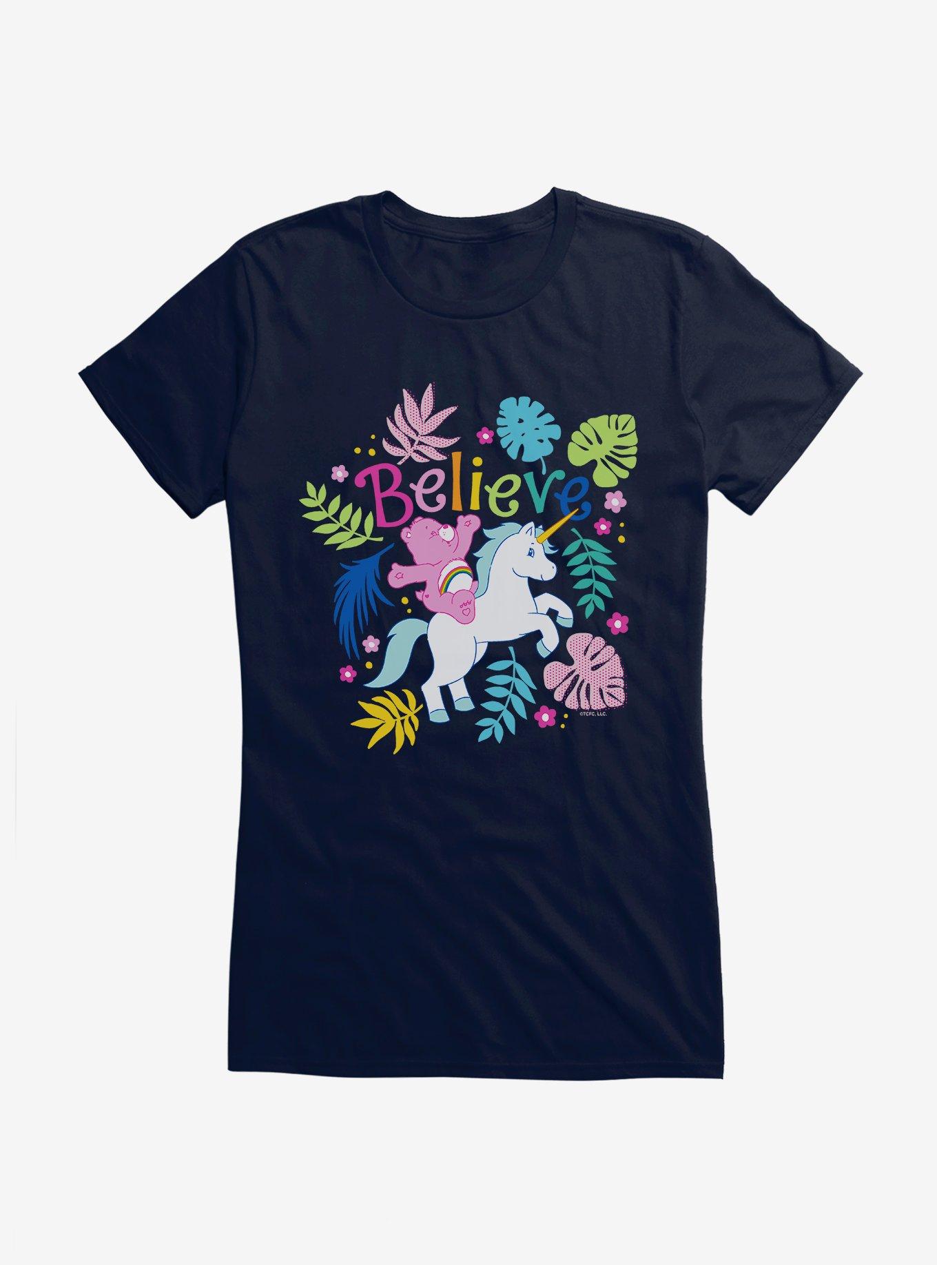 Care Bears Cheer Unicorn Believe Girls T-Shirt, , hi-res