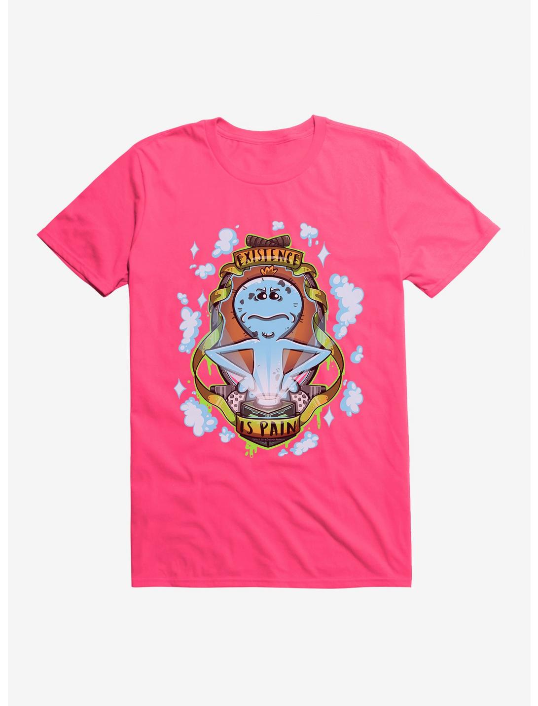 Rick And Morty Existence Is Pain T-Shirt, HOT PINK, hi-res