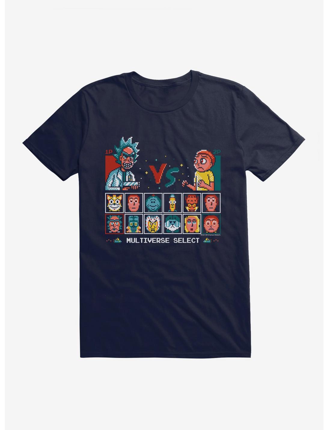 Rick And Morty Multiverse Select T-Shirt, NAVY, hi-res